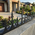 Anti-Climb Steel Fence Spikes – Black | Outdoor Security Fence Spikes