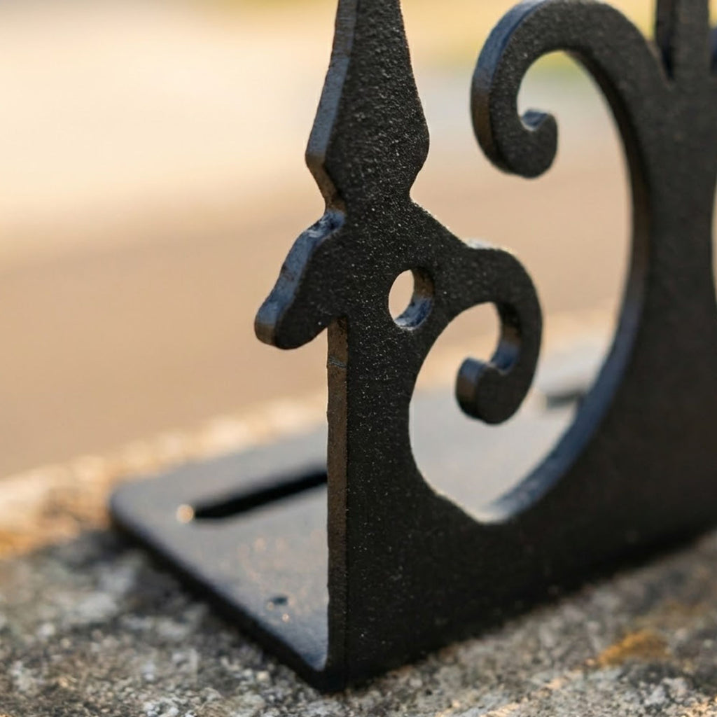 Anti-Climb Steel Fence Spikes – Black | Outdoor Security Fence Spikes